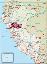 Peru map