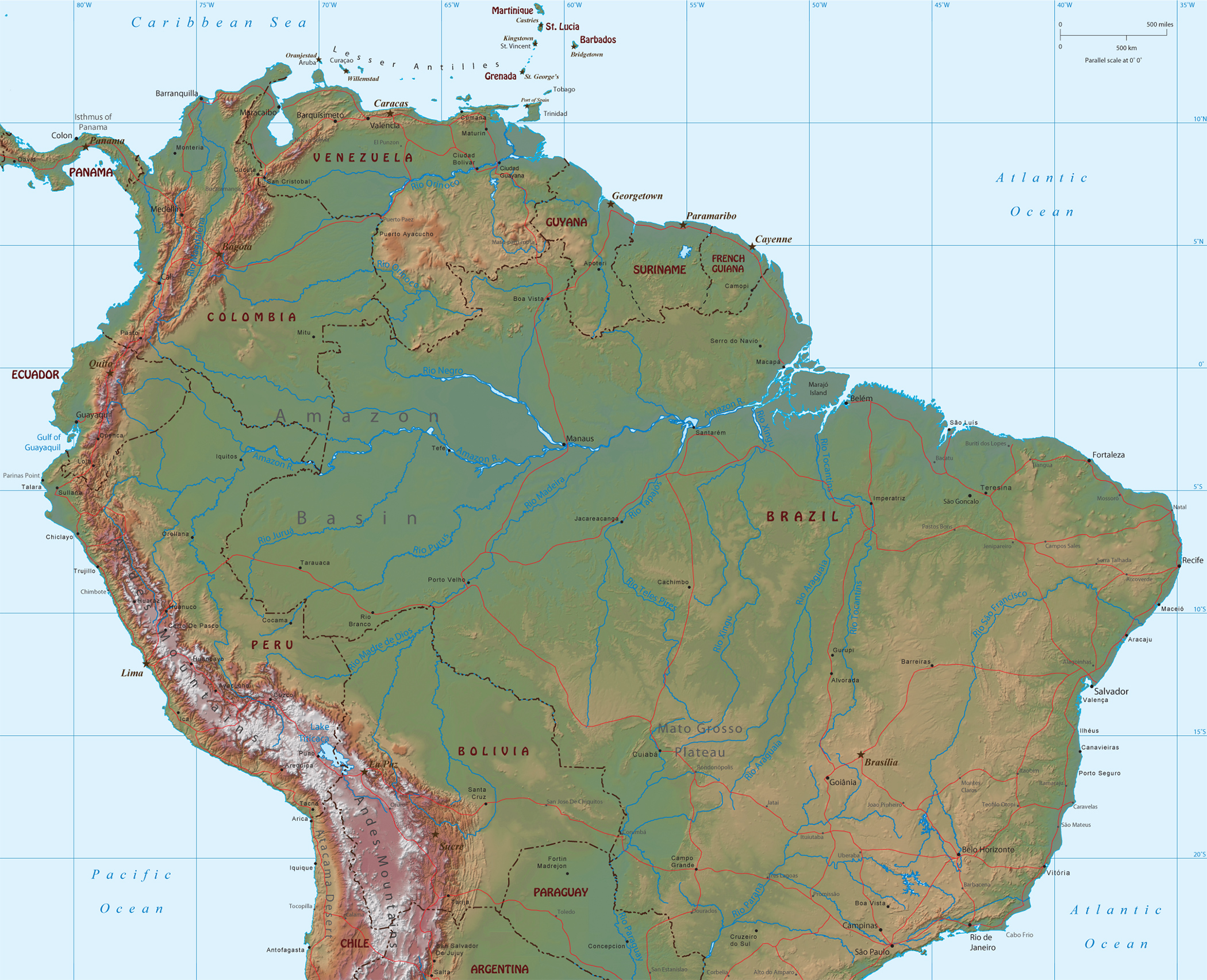 Map Brazil