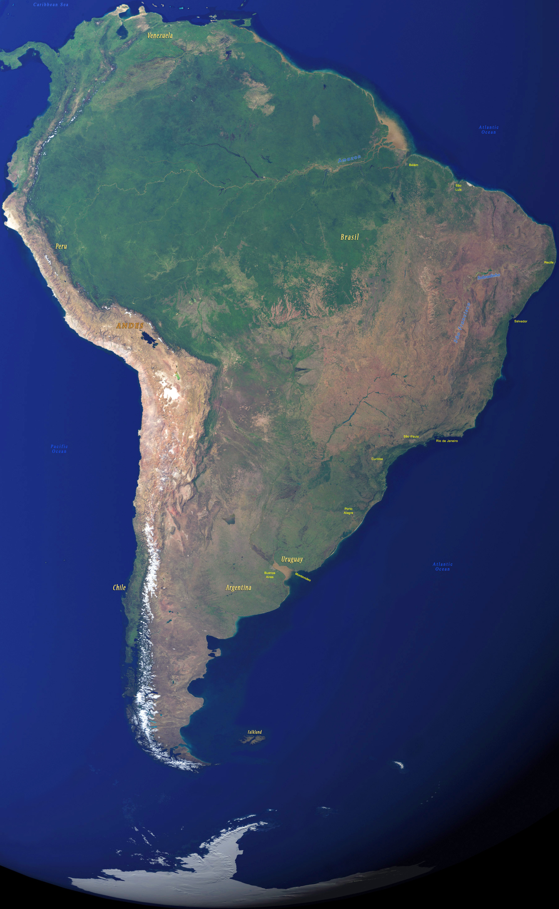 South America image