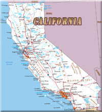 Map California