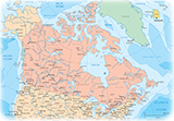 Canada Political map