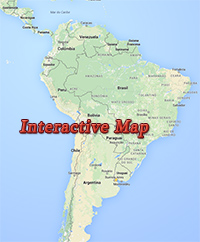 Geographical map america