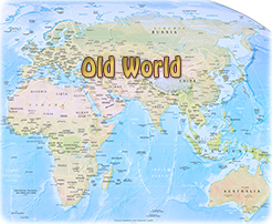 Map old world