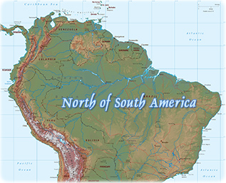 North South America