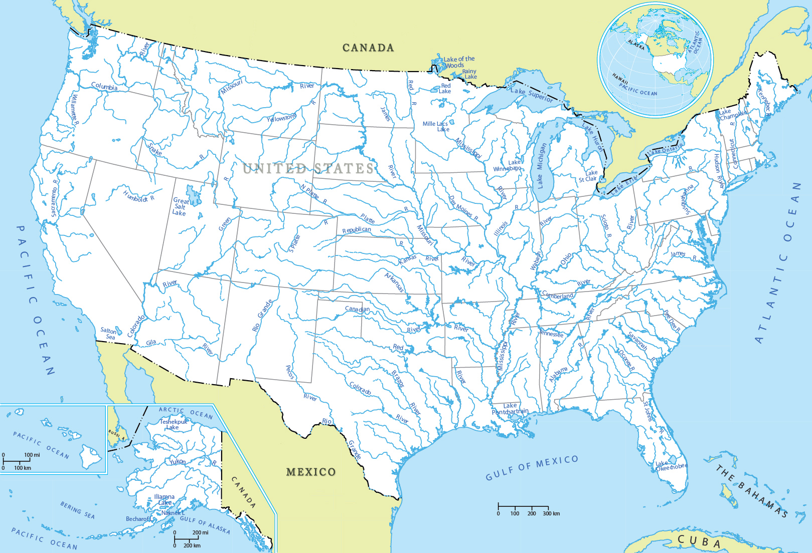 Every River In The US On One Beautiful Interactive Map, 47% OFF